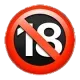 18+ Icon